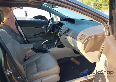 2012 Honda Civic Ex-L from USA, damaged, VIN 2HGFB2F96CH582578